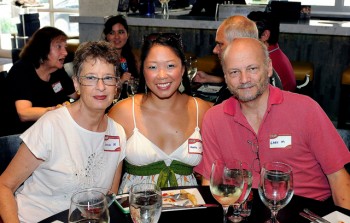 Jeanne and Gary along with their daughter Katie who is also part of Yelp's Elite Squad