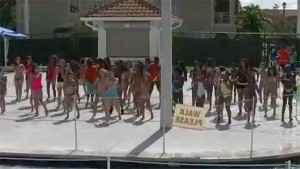Tamarac Flash Mob at the Caporella Aquatic Center 1