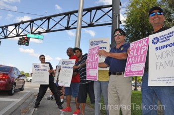 Broward Activists Gather for a "Tax Day Rally" in Sunrise 2