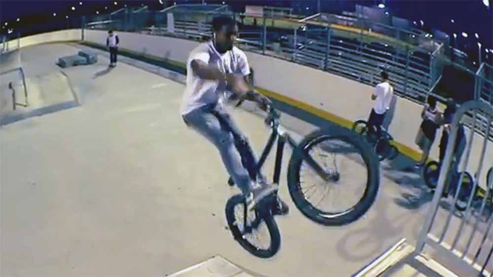 Cool BMX Bike Tricks at the Tamarac Skate Park with Josh Berrios