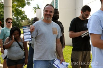 Unwavering Voters Stay Put in Long Lines at the Tamarac Regional Library 2