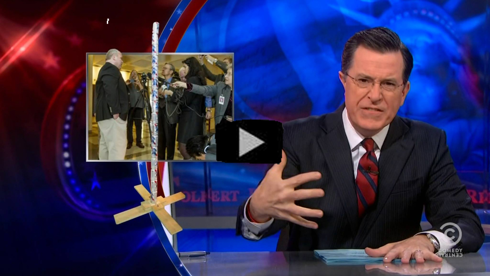 Florida Festivus Pole Featured on Colbert Report Florida Festivus Pole Featured on Colbert Report