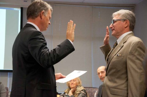 Swearing in by City Manager Michael Cernech