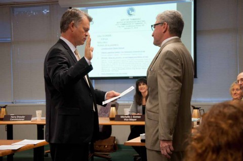 Swearing in by City Manager Michael Cernech