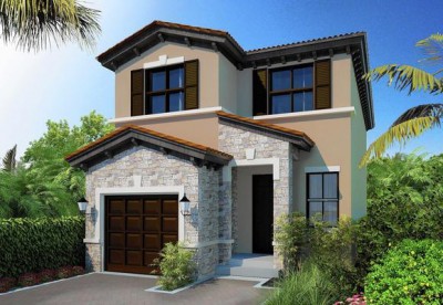 Exterior Rendering by Central Homes
