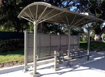 New bus shelters in Tamarac
