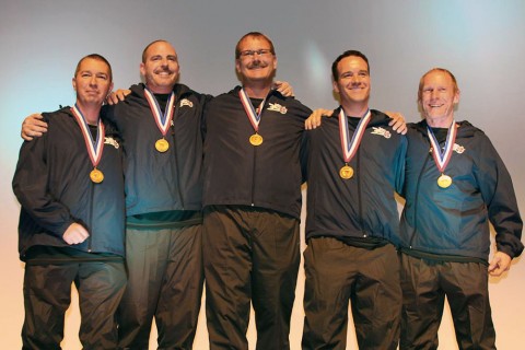 From Left to Right: Ron Hill, Scott Levy, Al Levy, Lucas King, Scott Latinis - Photo by Ori Kuper.
