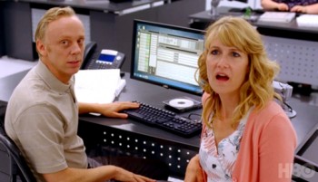 Mike White and Laura Dern in Enlightened