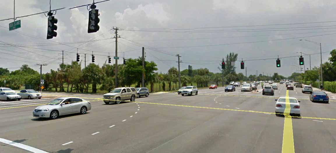 Traffic Lights will soon be secured on mast arms at the corner of Rock Island Road and Commercial Boulevard in Tamarac.