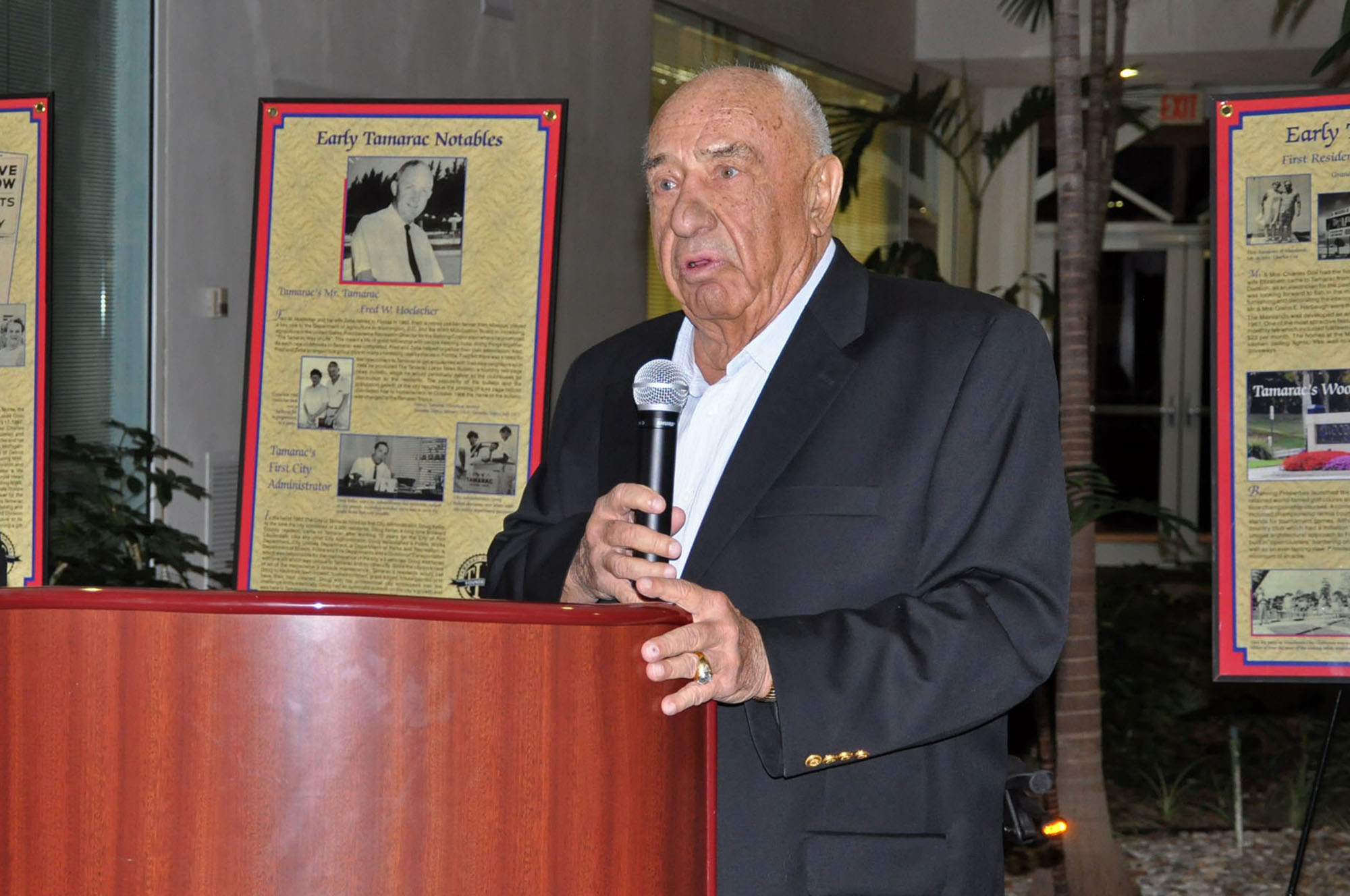 Kenneth Behring during Tamarac's 50th Anniversary celebration in 2012. - Photo by Sharon Aron Baron