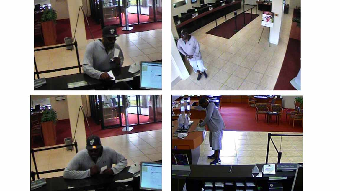 FBI Seeking Man Who Robbed Tamarac Bank on Friday
