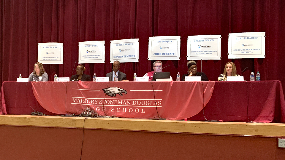 Broward Schools Holds Town Hall on School Safety Broward Schools Holds Town Hall on School Safety
