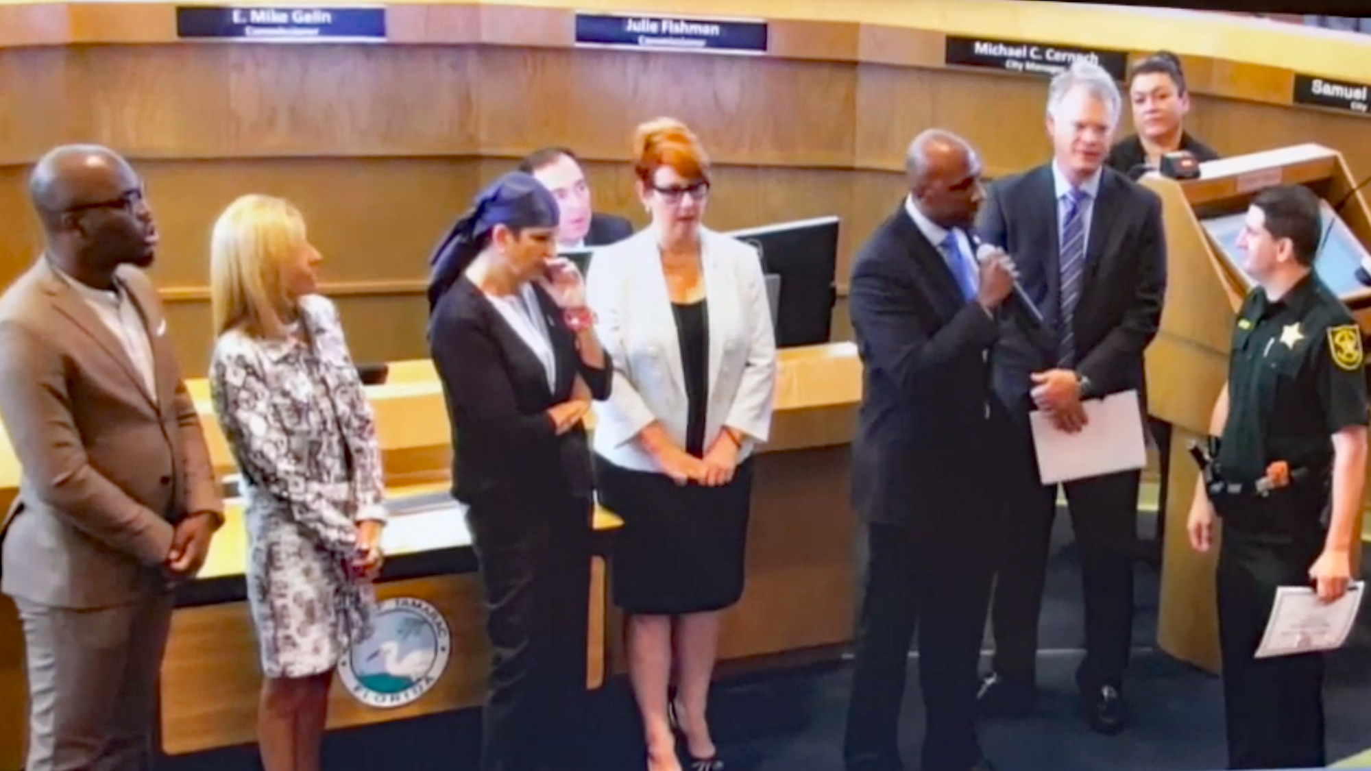 Tamarac Commissioner Publicly Confronts Officer Who Arrested Him Four Years Ago Tamarac Commissioner Publicly Confronts Officer Who Arrested Him Four Years Ago