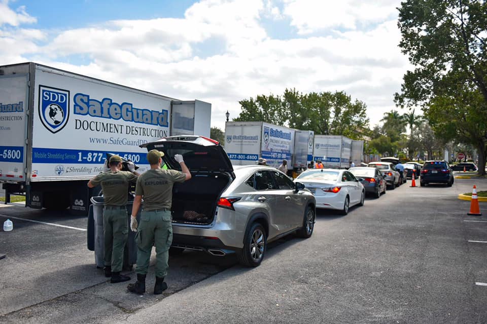 BSO Holds Huge Shred-A-Thon and Operation Medicine Cabinet in Tamarac 1