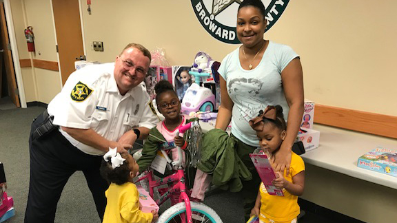 BSO Deputies Share Their Gift-Giving Spirit with Mother of 3