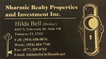 SHARMIC REALTY PROPERTIES AND INVESTMENTS, INC.