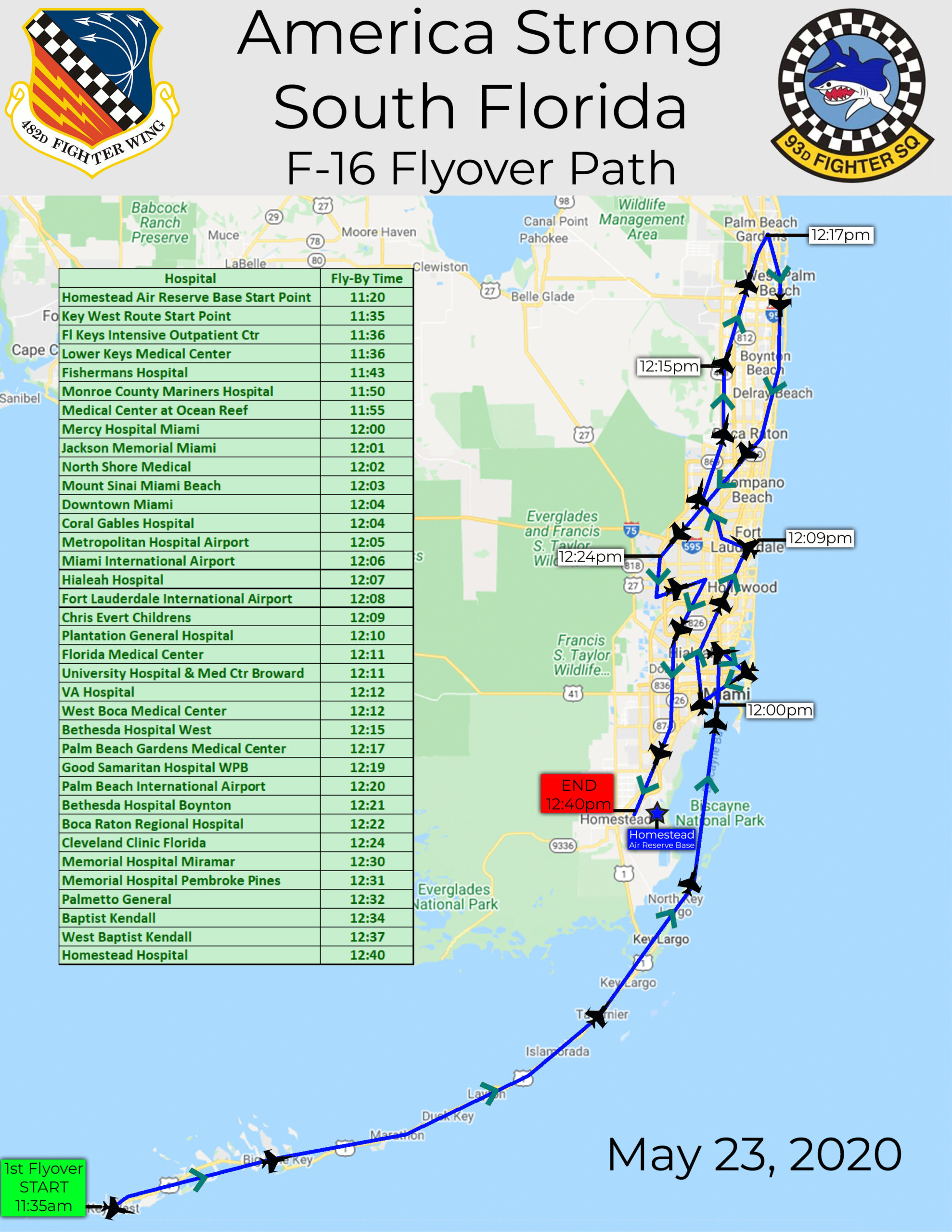 Prepare for Another Exciting South Florida Flyover May 23 1