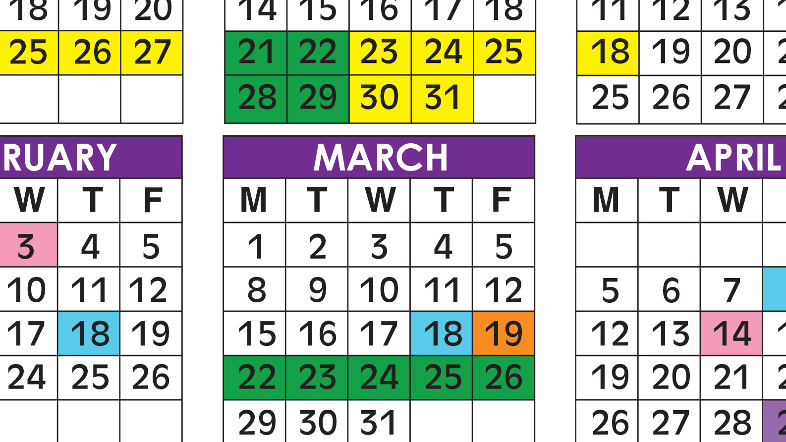 Official 2020/21 Broward County Public Schools Color Calendar • Tamarac