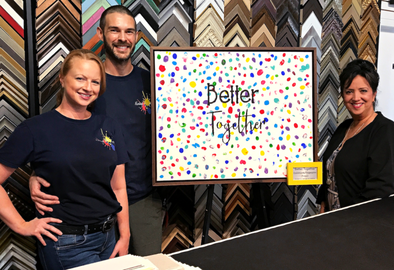 Heritage Art Galleries of Tamarac Donates its 'Better Together' Project 1