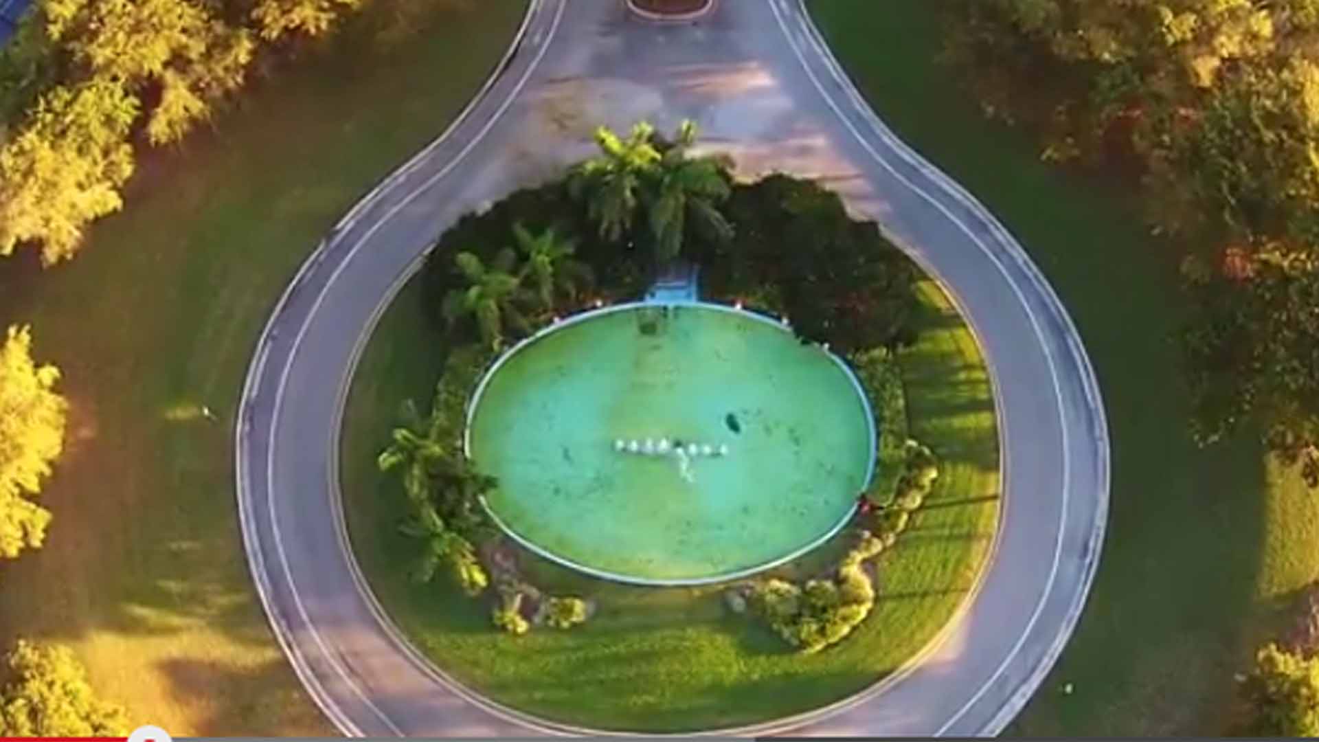 Broken Woodlands Country Club Fountain Being Refurbished by City