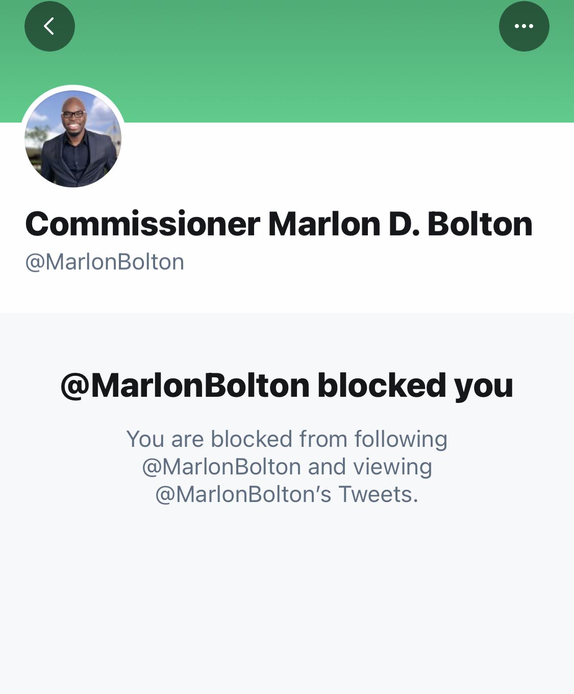 Tamarac Commissioner Attempts to Violate First Amendment by Silencing Critics on Social Media Marlon Bolton