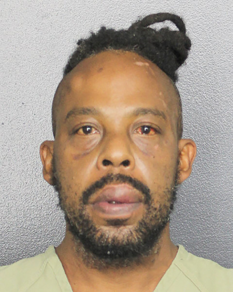 A Tamarac man was arrested after choking his girlfriend and breaking her nose at her birthday party. 