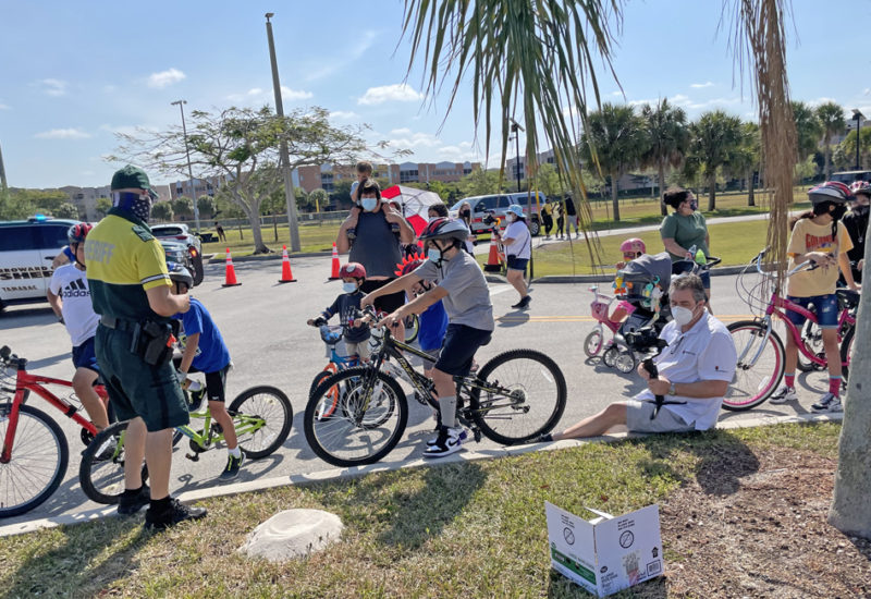 Bike Rodeo with the Broward Sheriff's Office