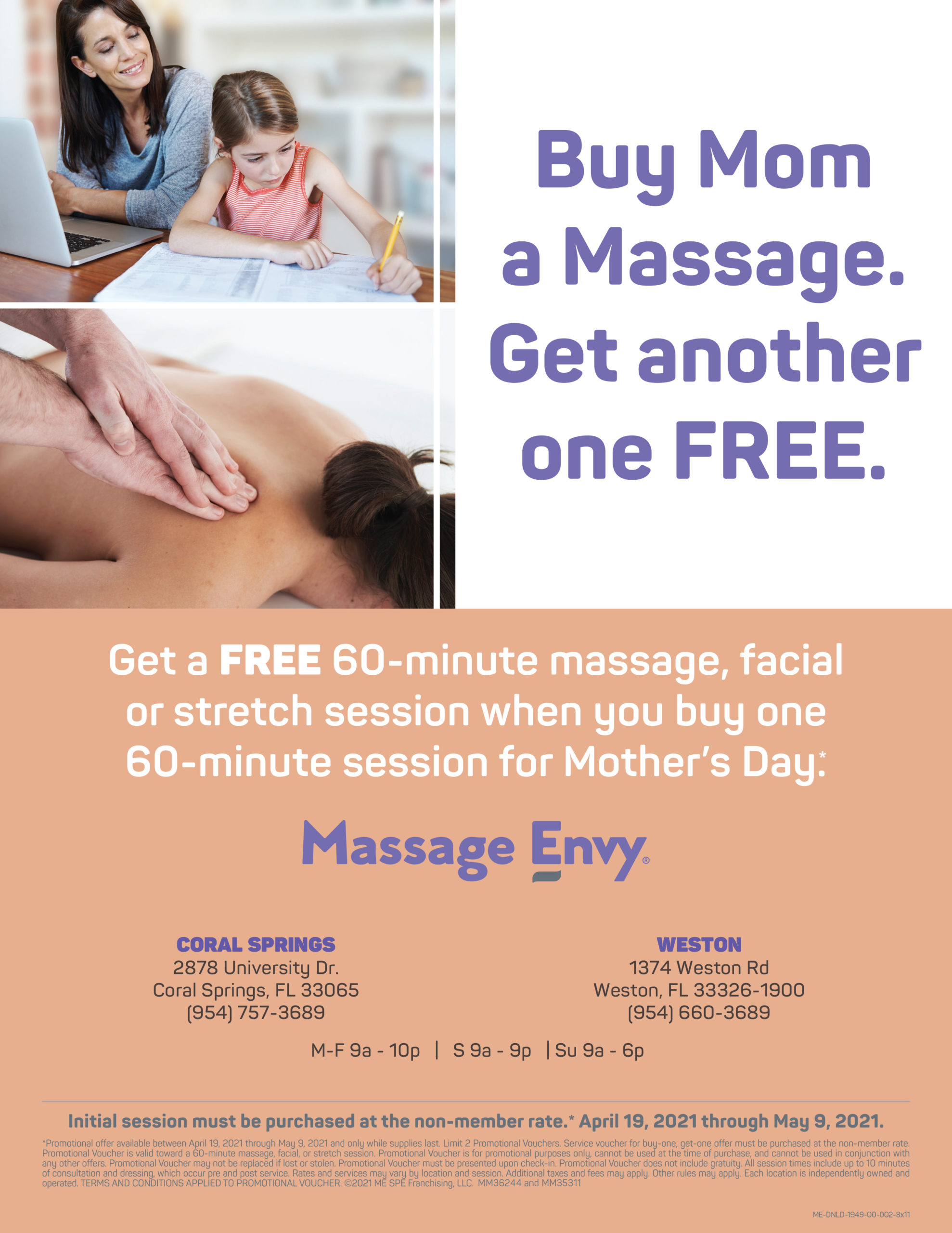 mothers day 2021 massage 8×11