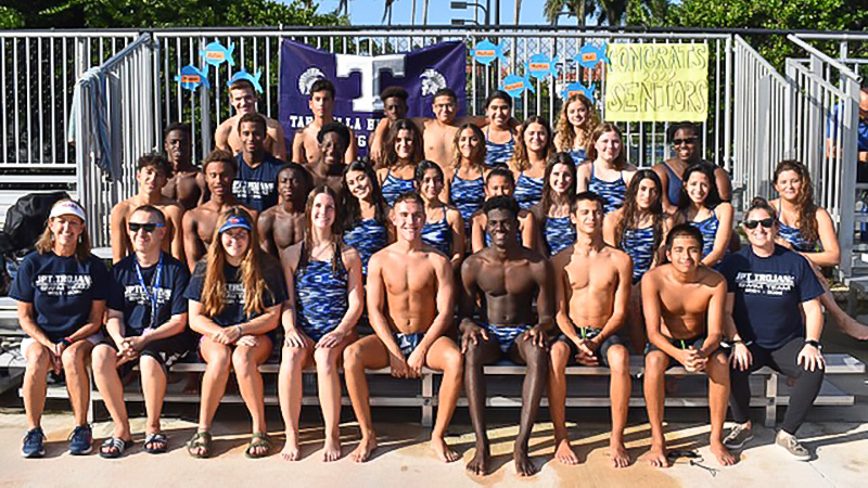 J.P. Taravella and Coral Glades Compete in State Championship Swim Meet 1