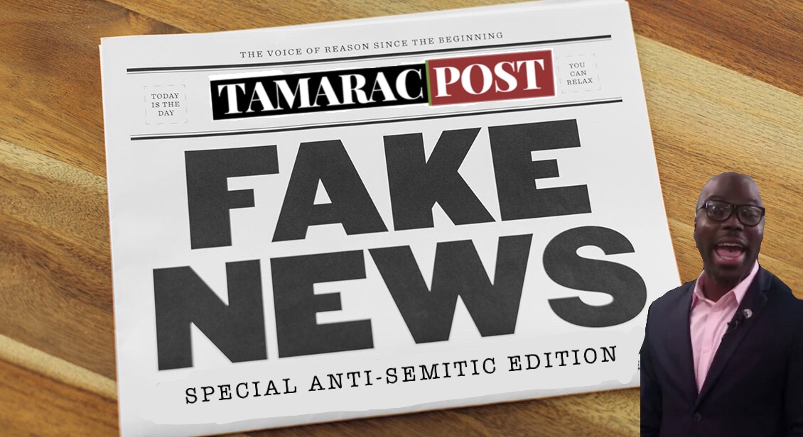 Fake News Site Tied To Dale Holness Aide Uses Anti-Semitic Imagery To Smear Mayor Of Tamarac
