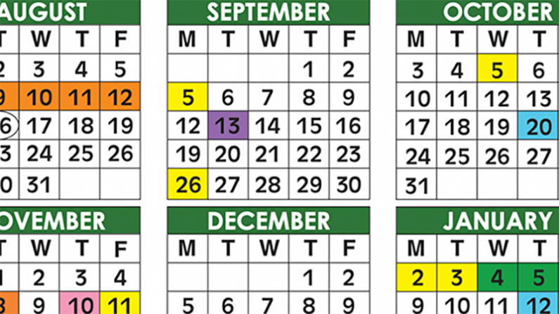 Official 2022/23 Broward County Public Schools Color Calendar is Out
