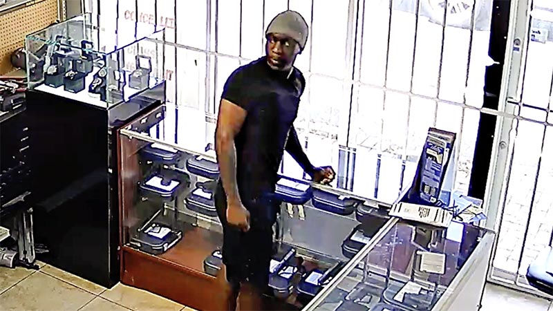Thief Steals Guns From North Lauderdale Pawn Shop