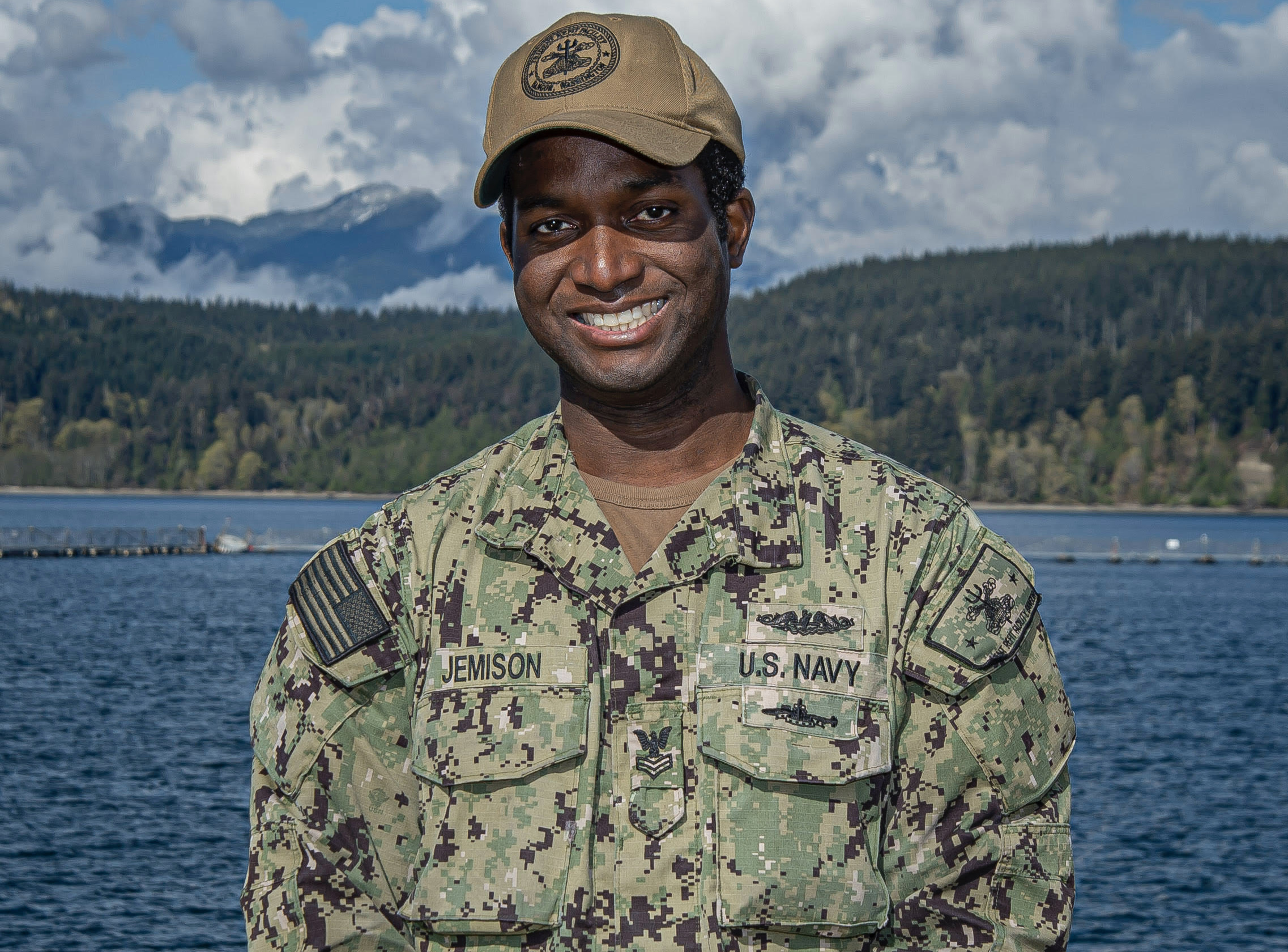 Petty Officer 1st Class Michael Jemison, photo by Mass Communication Specialist 2nd Class, Justin Whitley {US Navy}