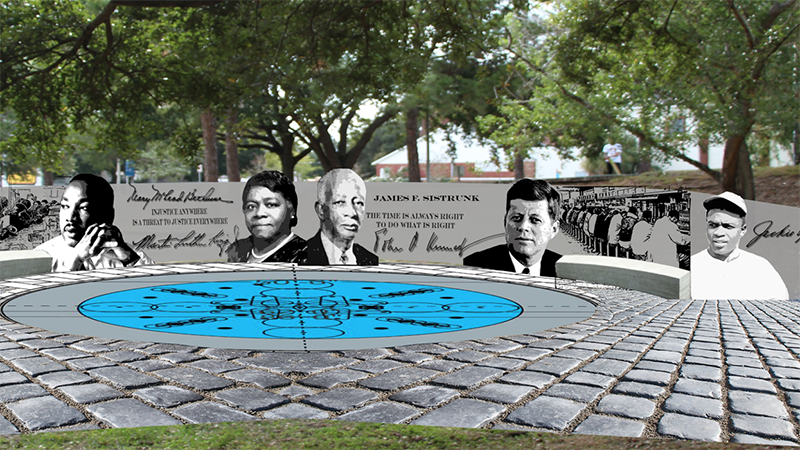 amarac Social Justice Wall Will Include James Sistrunk, Jackie Robinson, and President Kennedy