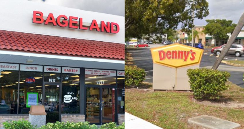 Rob’s Bageland and Denny’s Cited for Health Violations in Tamarac
