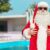 Santa Throws a Christmas-Themed Pool Party in Tamarac