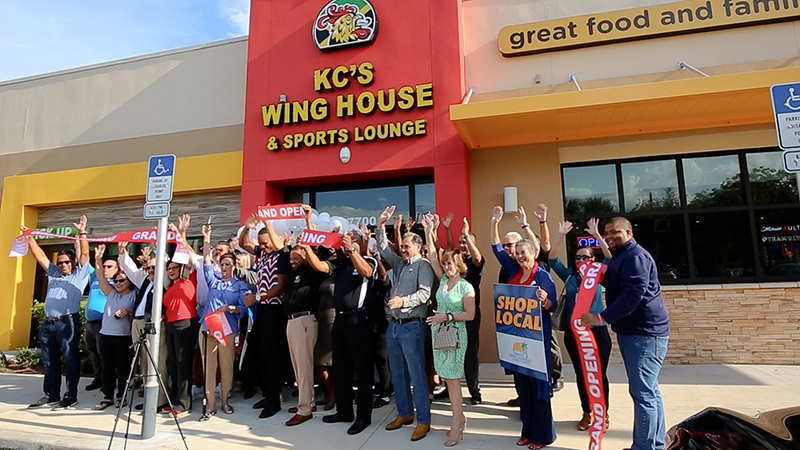 KC’s Wing House and Sports Lounge Has Ribbon-Cutting Ceremony