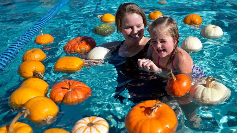 Splash into Fall: Floating Pumpkin Patch at Caporella Aquatic Center