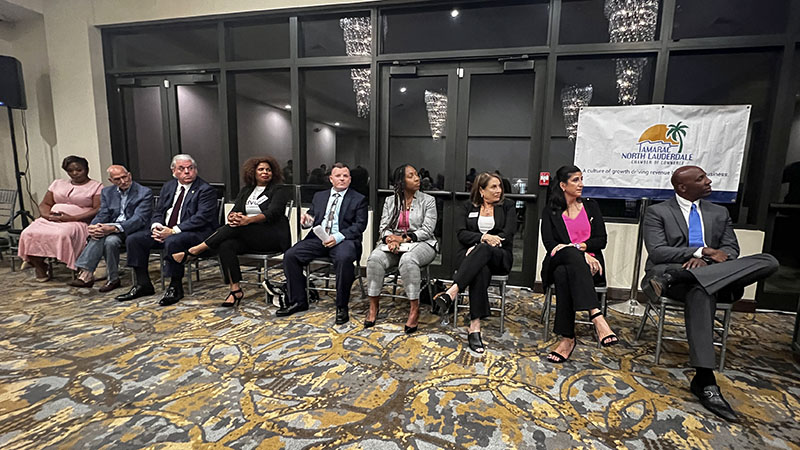 Tamarac Residents Learn More About 9 Candidates at Chamber Event