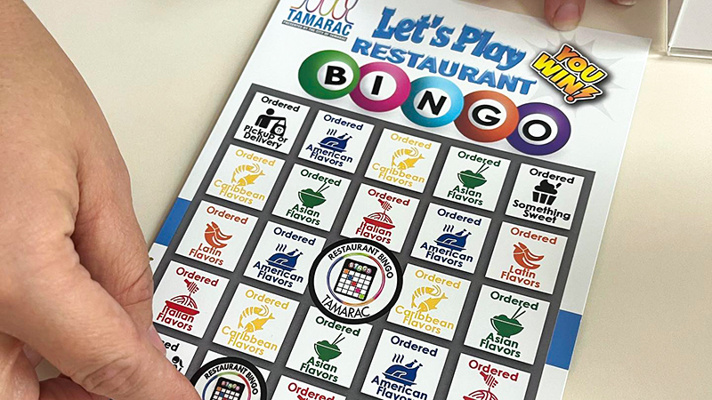 Only One Week Left to Play Tamarac’s Restaurant Bingo and Win a $250 Gift Card