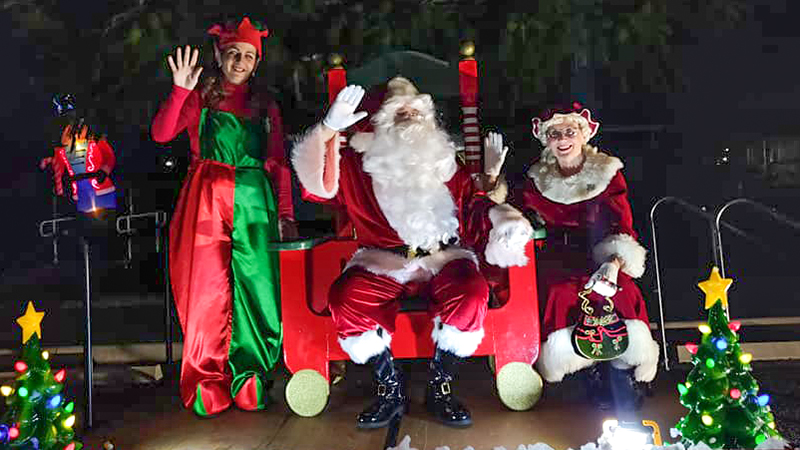 Rudolph and Santa Make a Special Appearance at Tamarac’s Winter Wonderland