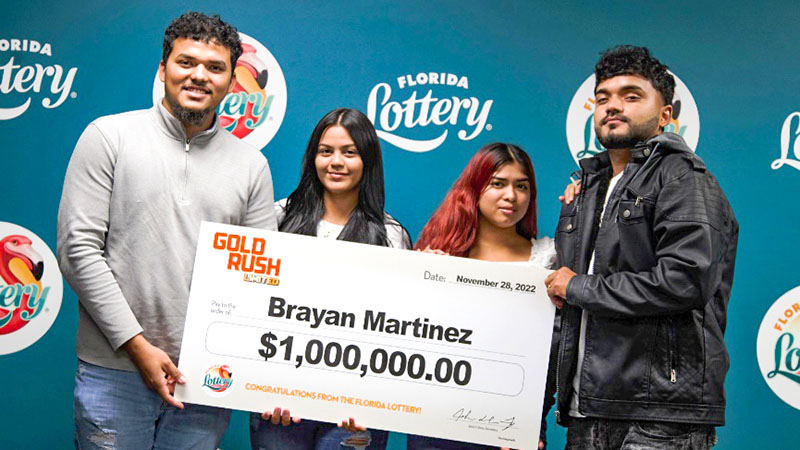 Florida Man Strikes Gold with $1 Million Scratch-Off Win