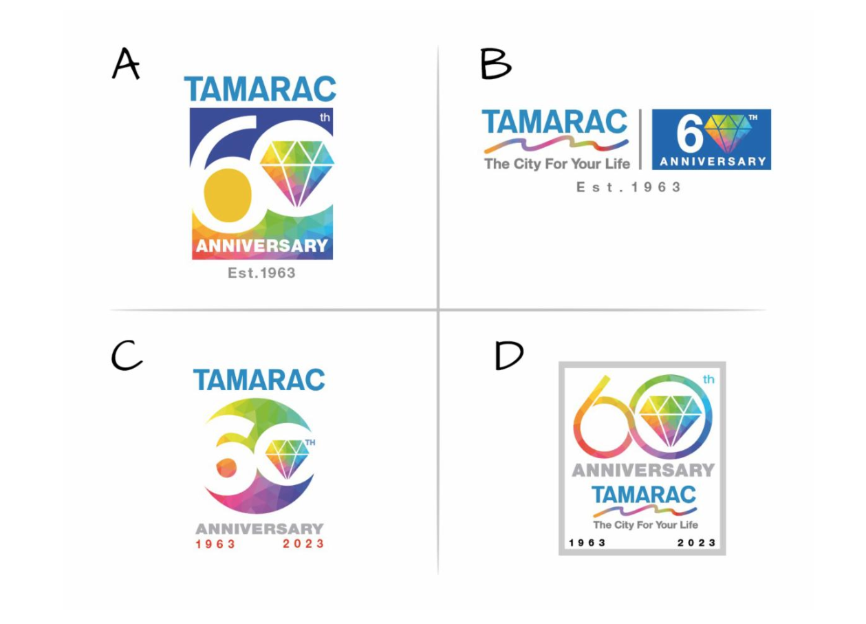 Cast Your Vote for the Official Logo of Tamarac’s 60th Birthday