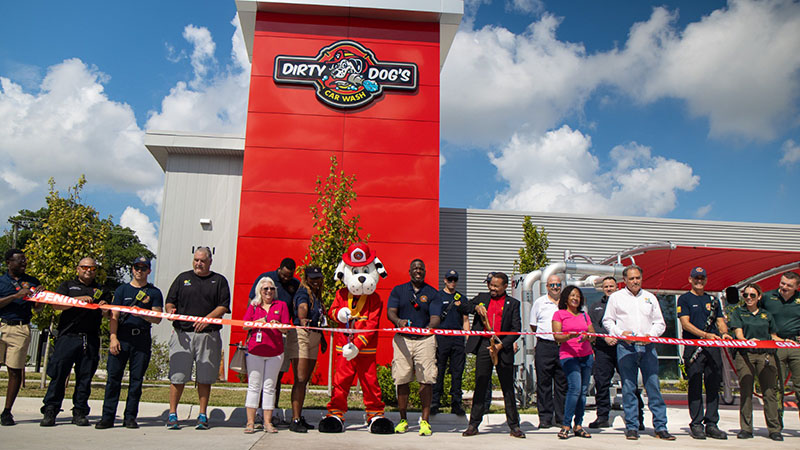 Dirty Dogs Car Wash Opens with Grand Opening Celebration