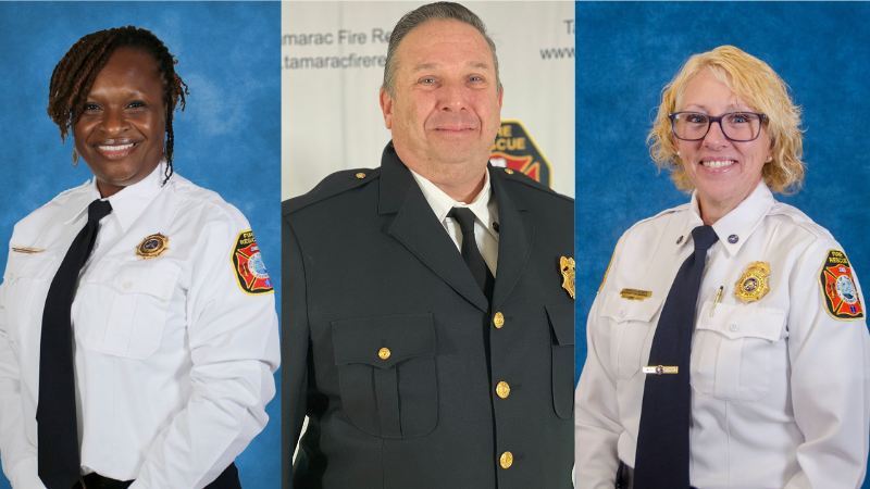 3 Three Members of Tamarac Fire Rescue Win Top Honors in Prestigious County Awards