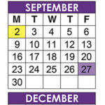 Official 2024/25 Broward County Public Schools Color Calendar 3
