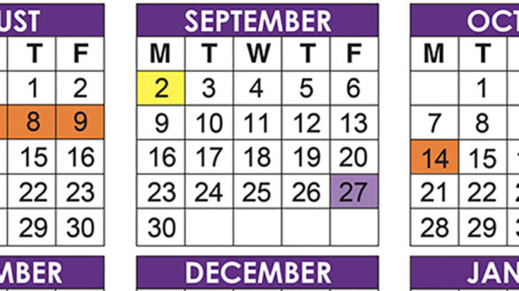 Official 2024/25 Broward County Public Schools Color Calendar 5
