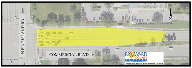 Section of Commercial Blvd To Be Repaved, Expect Nightly Lane Closures April 21 to May 30