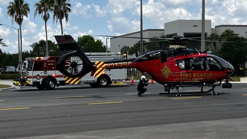 Bicyclist Airlifted After Being Hit By Car in Tamarac