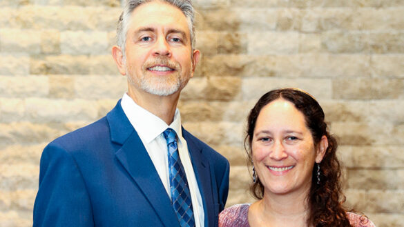 Beth Torah Sha’aray Tzedek co-Rabbis Rami Pavolotzky and Rabbi Daniela Szuster.